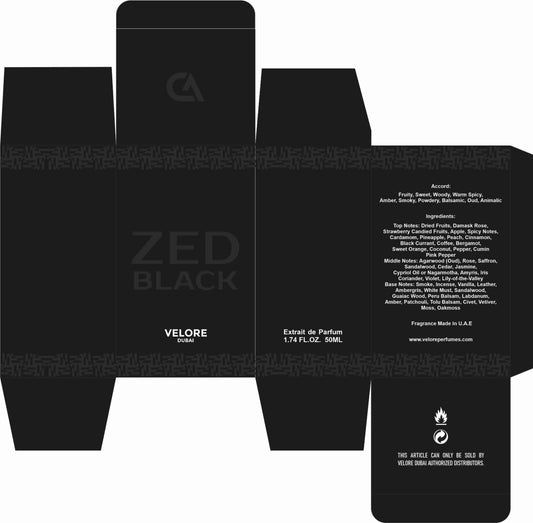 Zed Black - 50 ML Extrait De Parfum